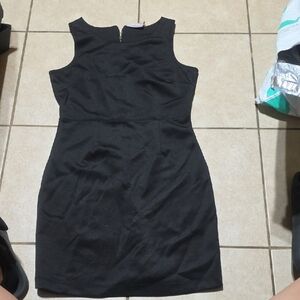 Chic Black Sleeveless Mini Dress
